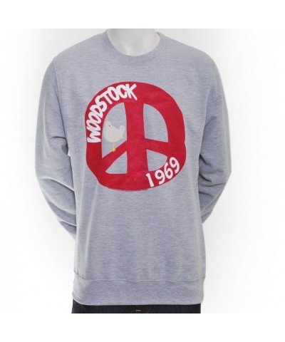 Woodstock Simply Peace Crew Neck Sweatshirt $19.00 Sweatshirts