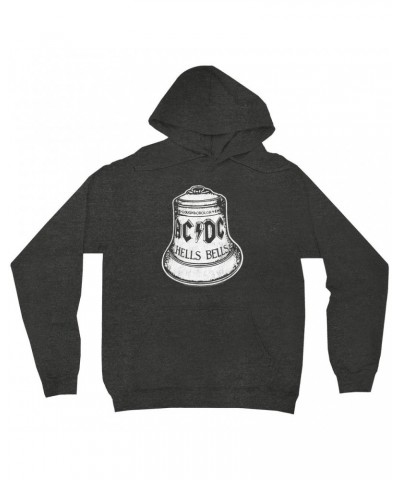 AC/DC Hoodie | Hells Bells White Design Hoodie $12.78 Sweatshirts