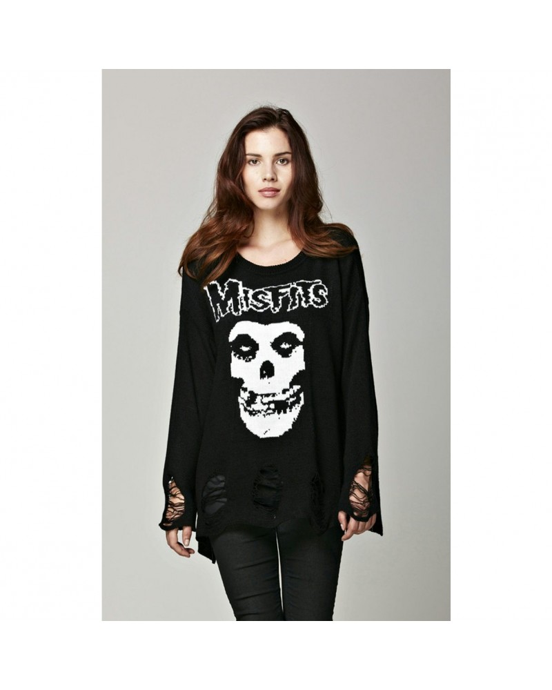 Misfits Skull Sweater $35.20 Sweatshirts