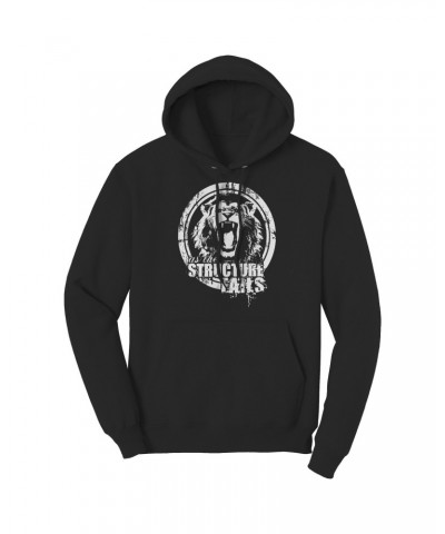 As The Structure Fails Lion Hoodie - Black $11.78 Sweatshirts