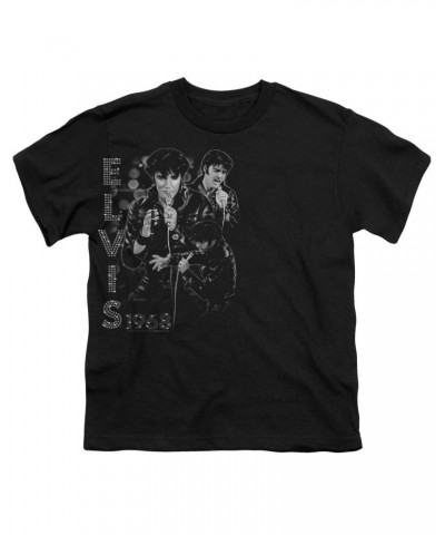 Elvis Presley Youth Tee | LEATHERED Youth T Shirt $7.35 Kids